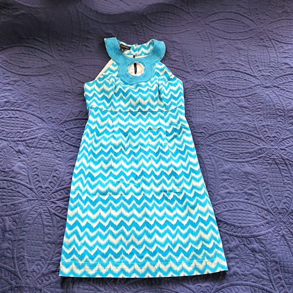 Beaded Neck Detail Dress